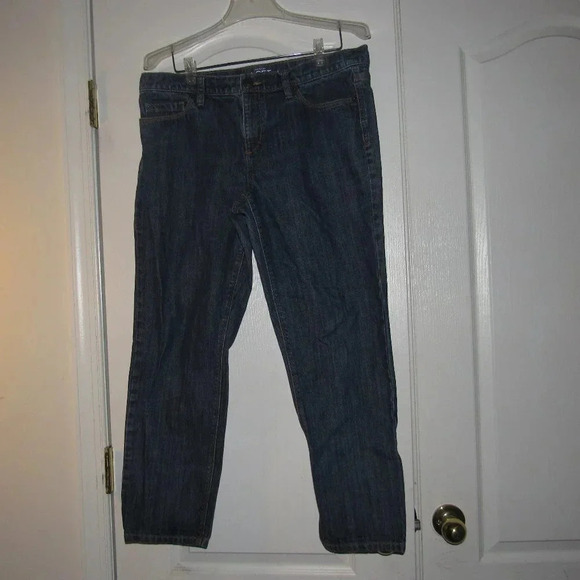 LOFT Denim - Ann Taylor LOFT Boyfriend Dark Wash Jeans Size 10
